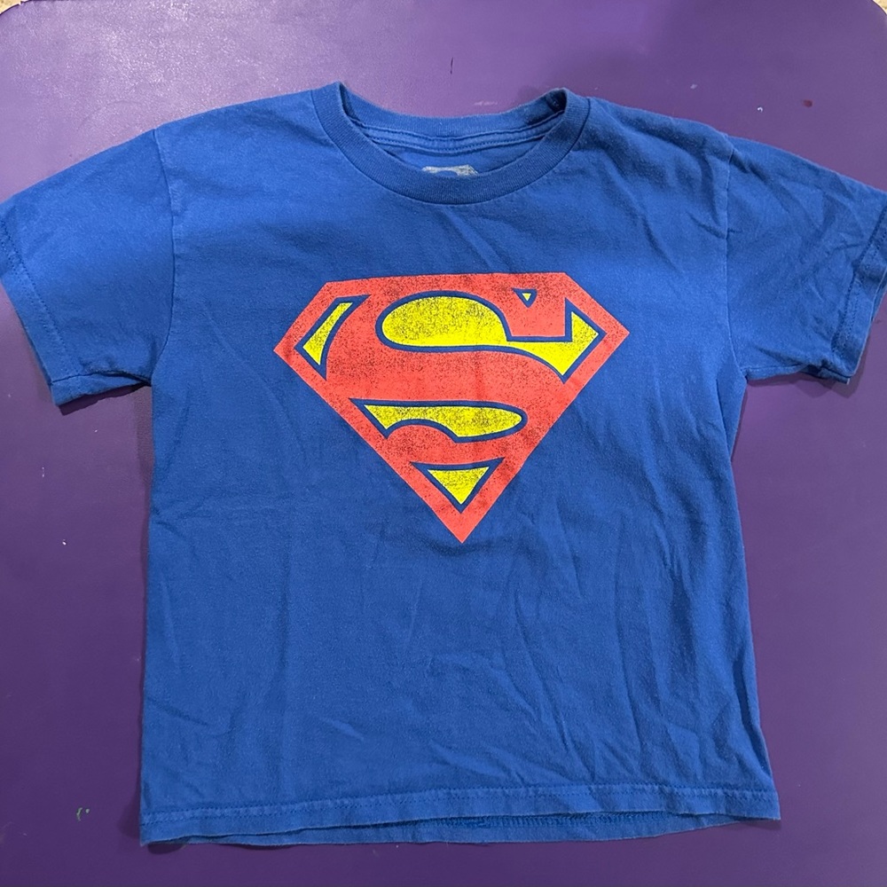 SUPERMAN DC Comics Tee Shirt Kids Size 8-10Y Small